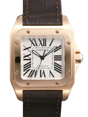 CARTIER カルティエ サントス コピー 100 ＭＭ W20108Y1 ホワイト